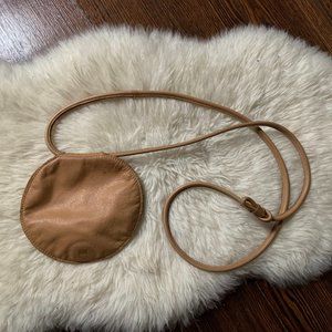 ARE Studio Disc Crossbody Bag Wristlet Tan